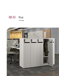 JSI Office Furniture Dealer in Berkley & Oak Park | Discount Office Equipment - j_flux_lockers_lit-1