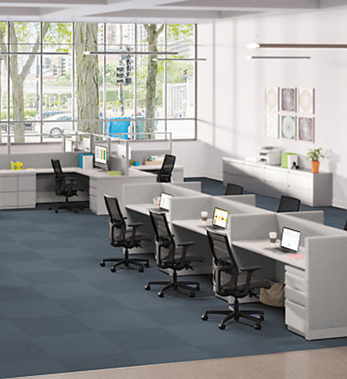 Modern Office Cubicle Workstations